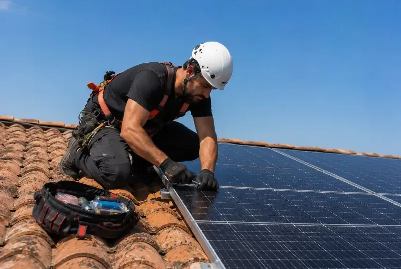 Maintenance et monitoring de panneaux solaires à Sautron