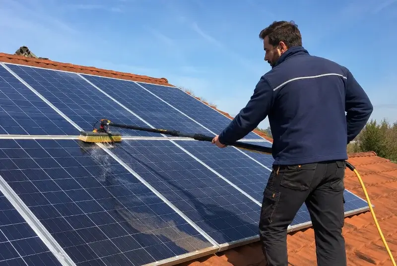 Nettoyage et entretien de panneaux solaires à Sautron